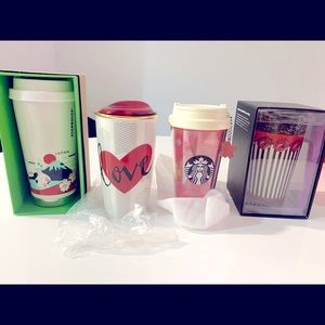 ⭐️ STARBUCKS Tumblers (Set of 4)⭐️